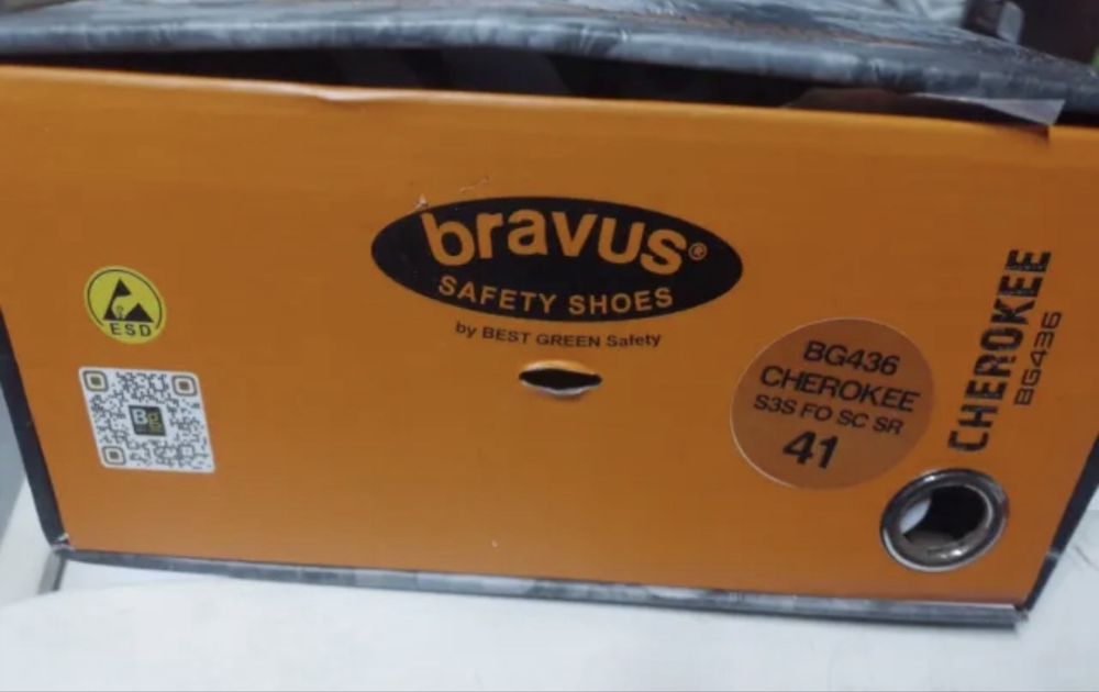 Sapatos de Segurança Bravus Cherokee S3S