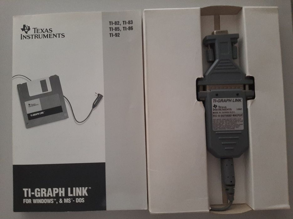 Calculadora grafica Texas Instrument  TI-86  com caixa e cabo PC original