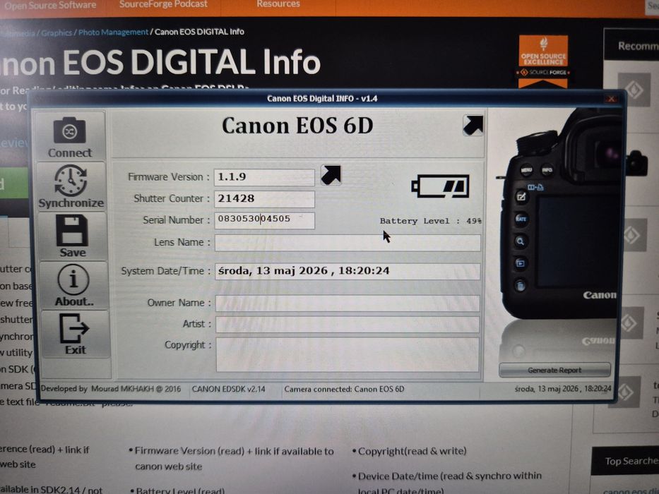 Canon 6d astromod