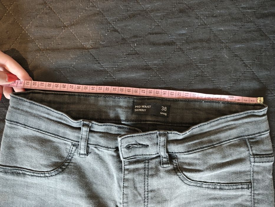 Szare damskie spodnie