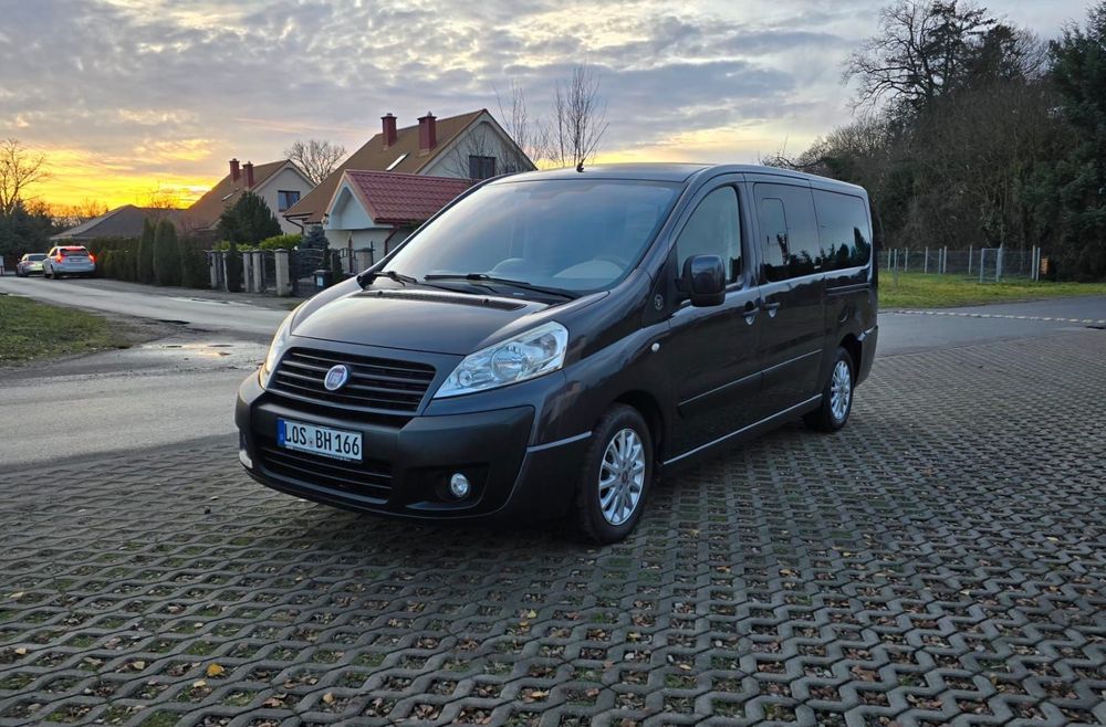 Fiat Scudo 9 osobowy climatronic czujnik parkowania tempomat grzane fotele