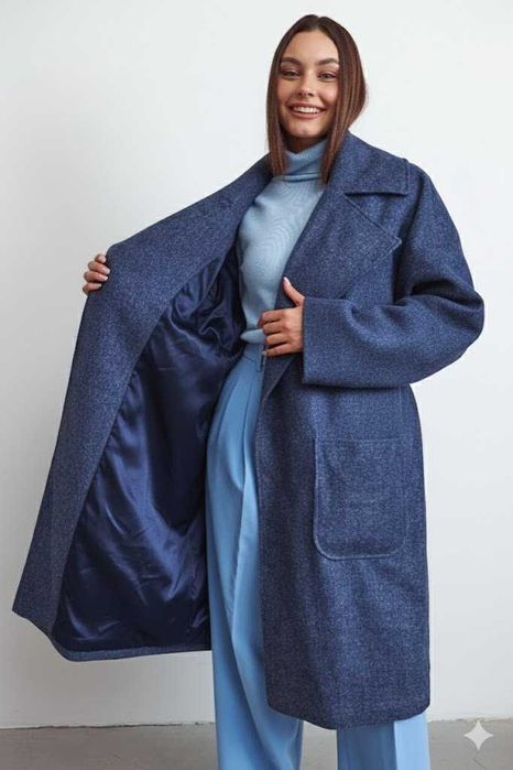 Пальто Италия эксклюзив кашемир 2025 оверсайз шикарный цвет