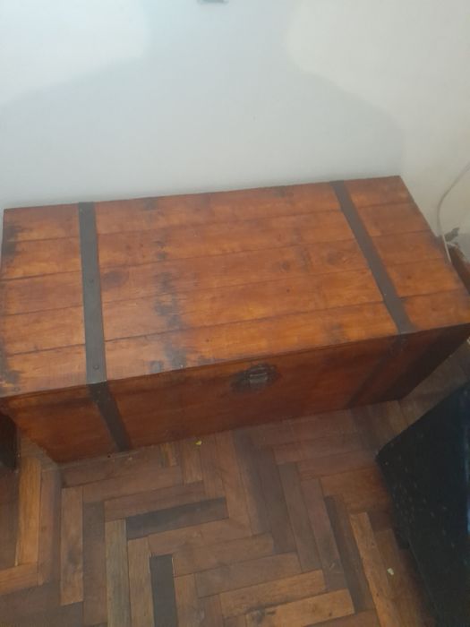 Baú antigo restaurado