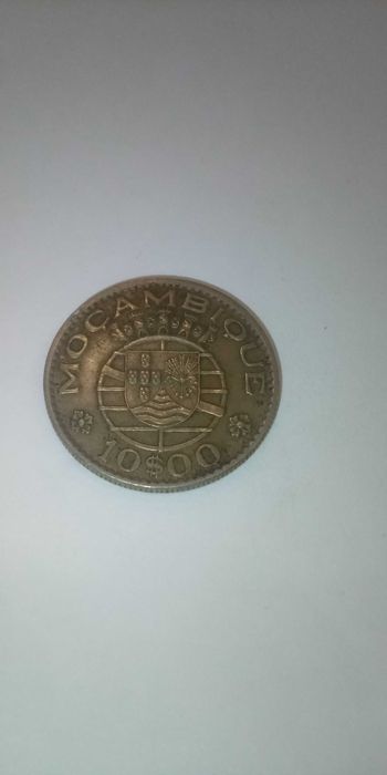 Moeda de Moçambique de 10 escudos 1970