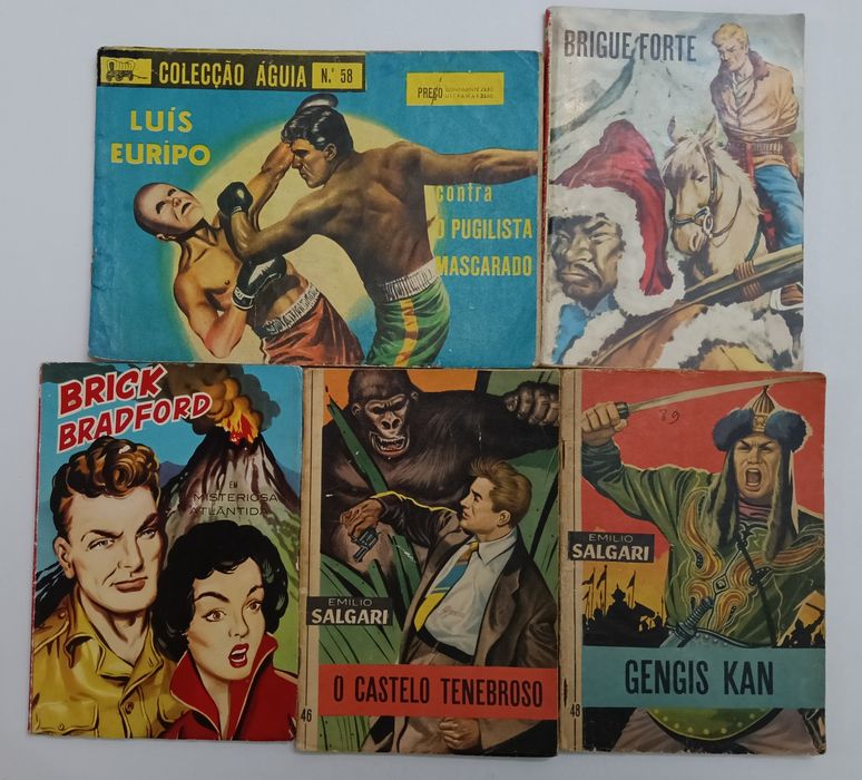 124 Tigre Águia Salgari  M. Aventuras Guerra, Espaço, Policial,