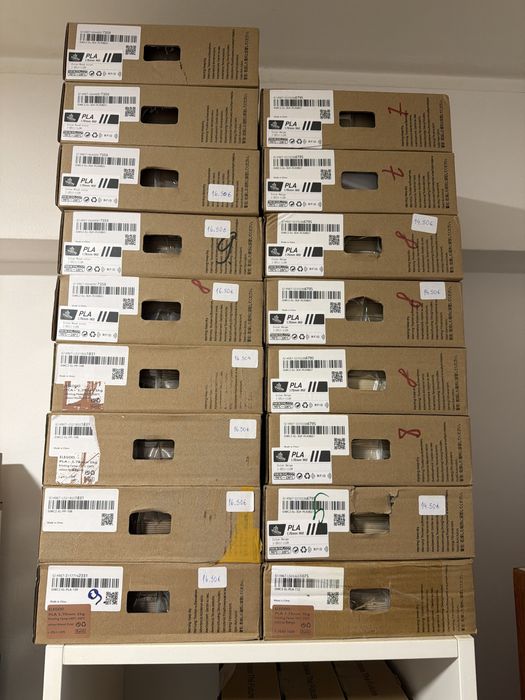 Filamentos elegooo e bambu