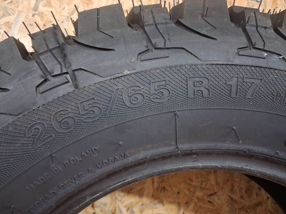 Opony terenowe bfg 265 65 R17