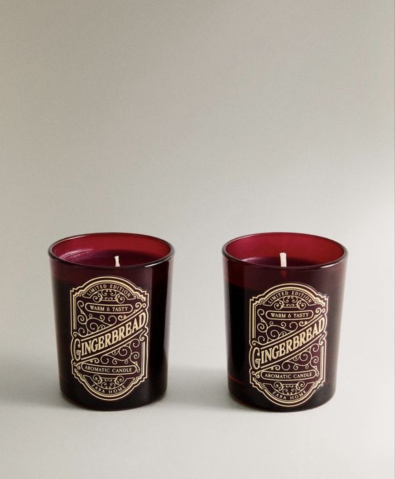 Conjunto De Cofre De Presente GINGERBREAD (Conj. De 3) Zara Home NOVO