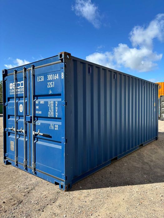 Okazja nowy kontener 20 DC One Way niebieski rocznik 2024