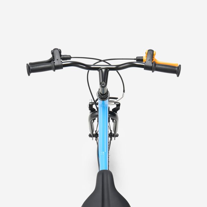 Bicicleta de Criança 16 polegadas 4-6 anos, DISCOVER 500 Azul