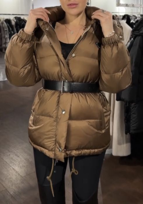 Куртка жіноча трансформер жилетка 2в1 коричнева шокощад тепла