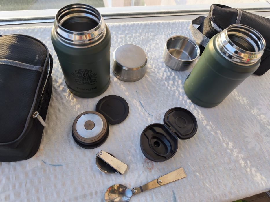 Термос для їжі RINGEL Power UP  800 мл Зелений 2 шт