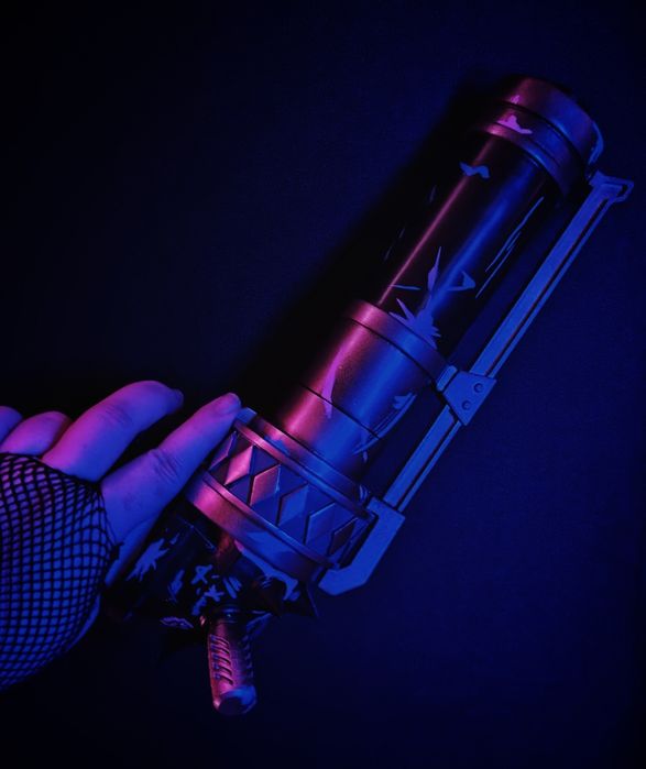 Jinx pistolet | cosplay | 3D | ręcznie malowany