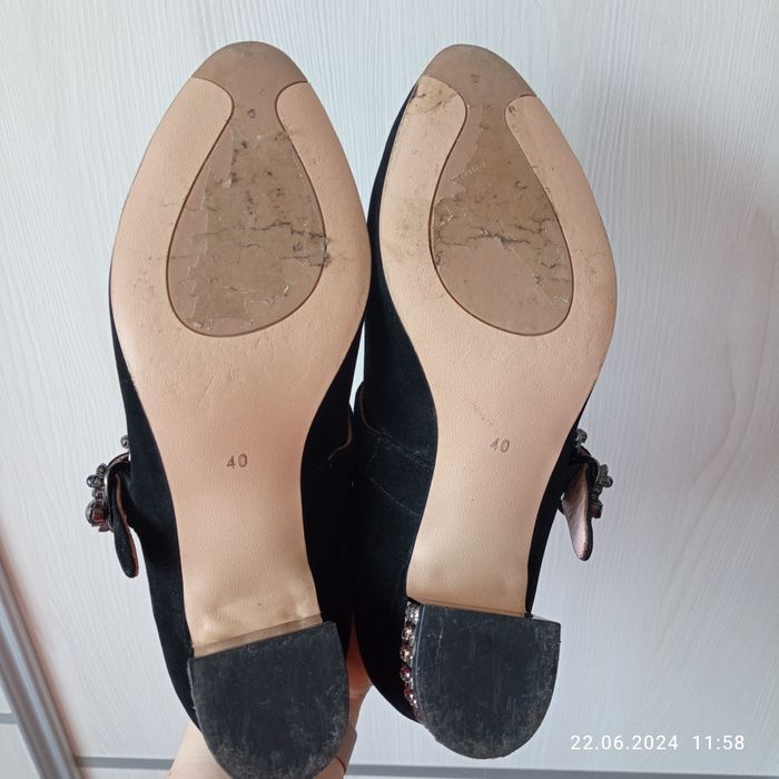 Туфлі 40 розмір. Натуральний замш