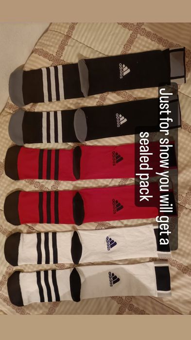 Meias novas adidas 3 pares