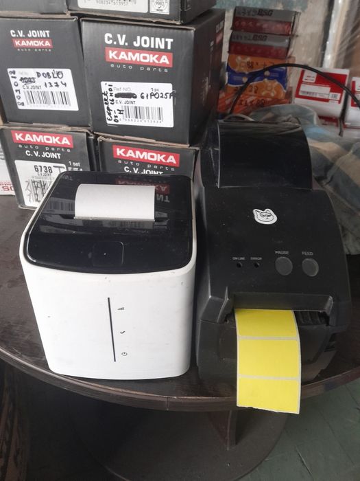 Принтер чеків Gprinter GP2120T + Термопринтер  етикеток   REGO RGP58D