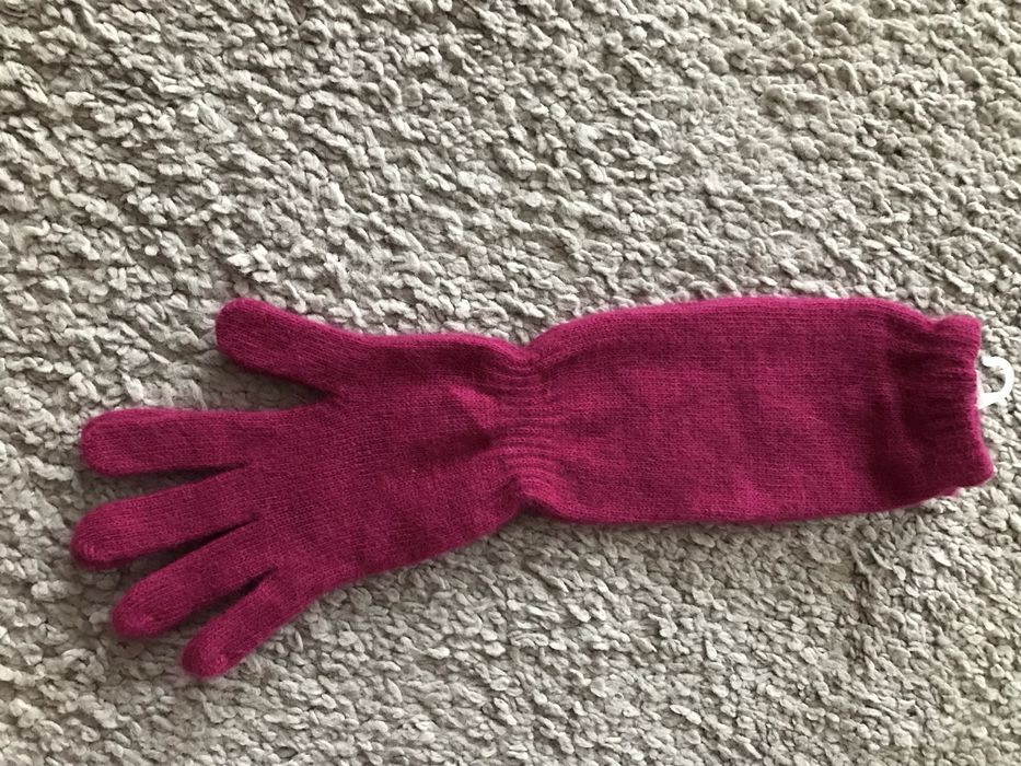 Рукавички HM /шерсть ангора, довгі