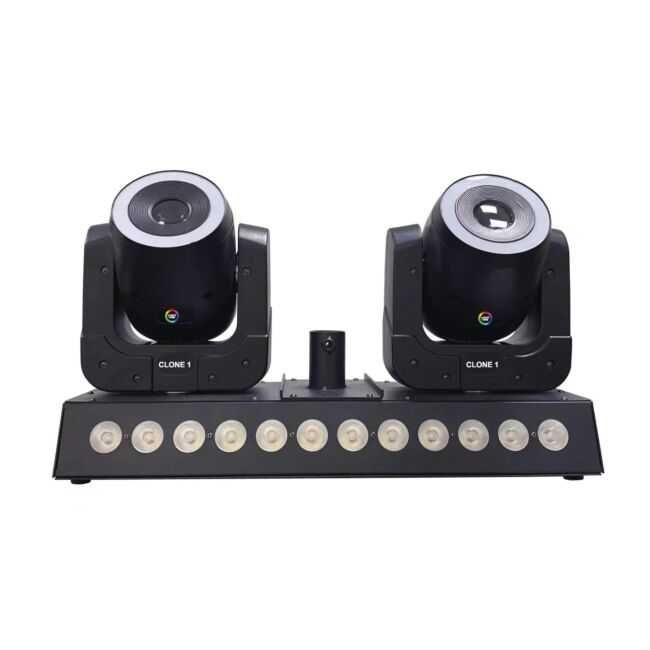 LIGHT4ME CLONE 1 efekt świetlny LED RGBW 2x głowica ruchoma wash