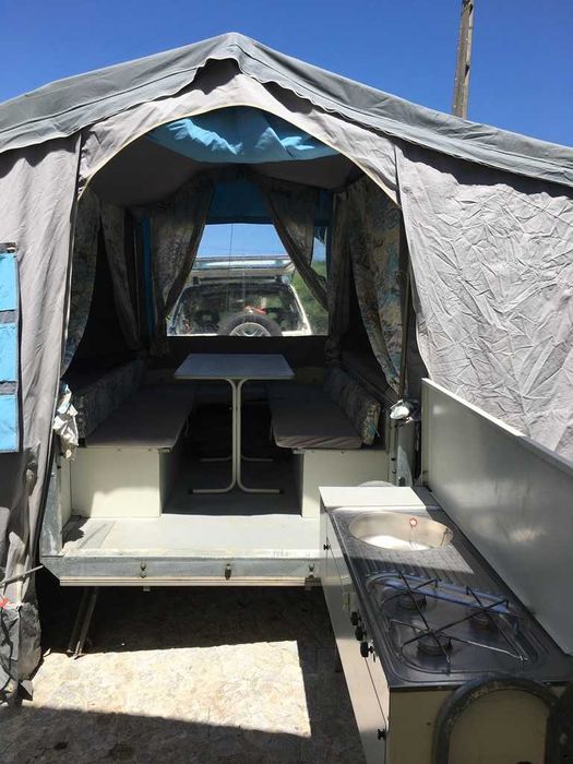 Atrelado tenda para 6-10 pessoas, marca Alpen Kreuzer