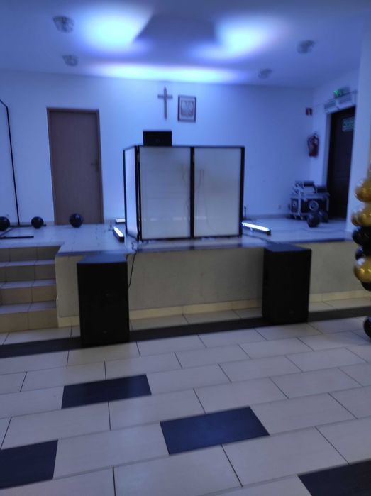 Parawan DJ stół  stanowisko dla dj