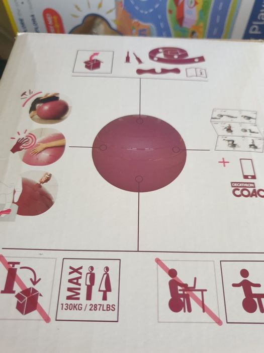 Bola de Pilates da Decathlon