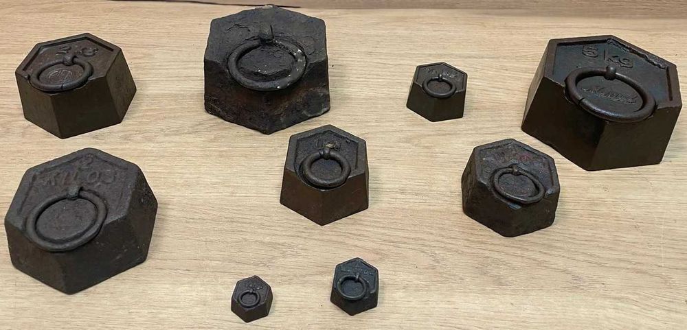 pesos de balança antigos