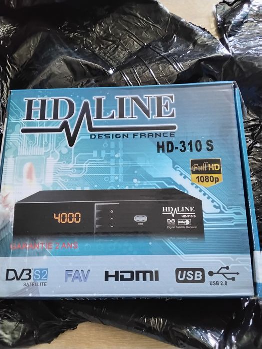 Tuner odbiornik  satelitarny cyfrowy do sat dvb-s2  hd-line hd 310s