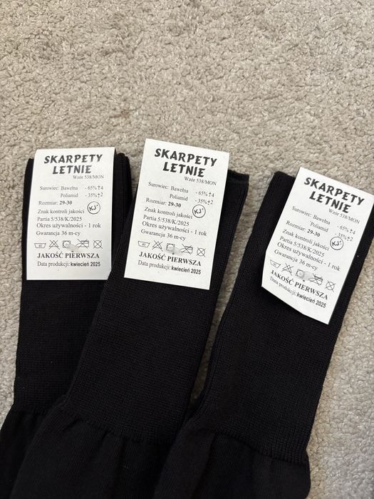 Skarpety letnie i zimowe 6 par