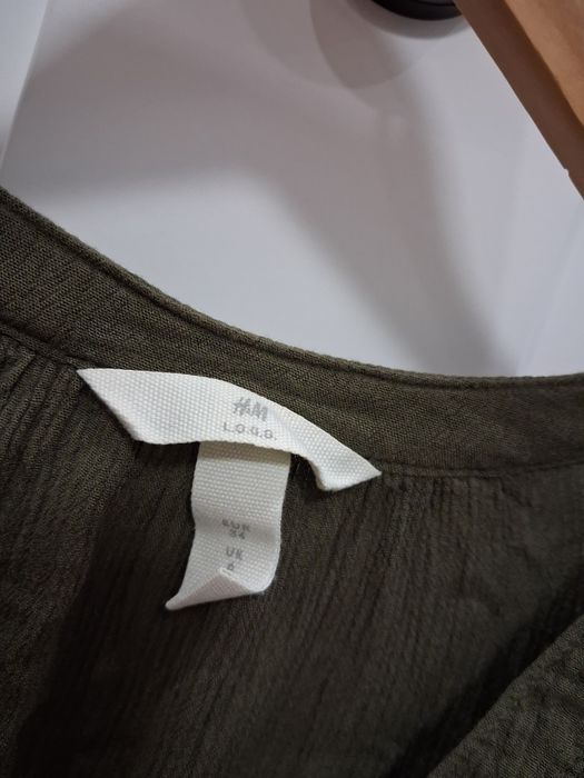 H&M sukienka khaki damski XS -M