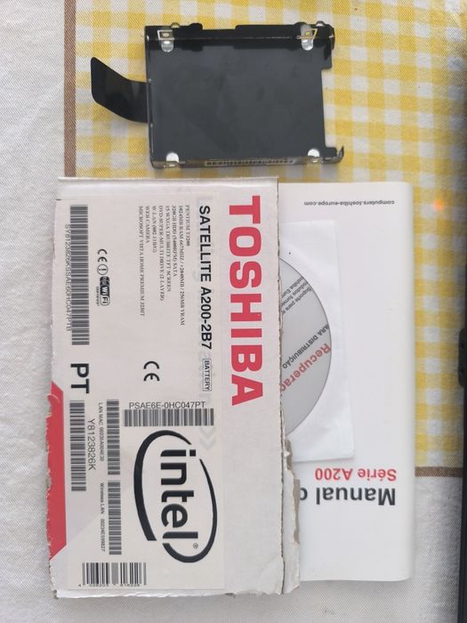 Portátil Toshiba Satellite A200 (Para Peças / Incompleto)