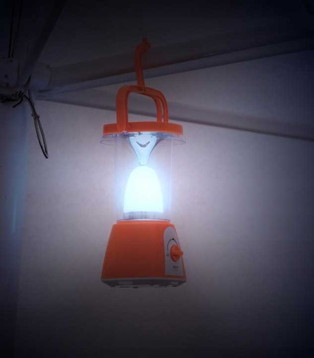 LATARKA Solarna Lampa Kempingowa Usb Aku 230V Powerbank 60 Led Smd Panel Solarny Regulacja Światła