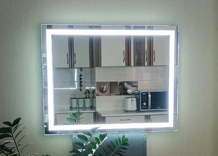 АКЦІЯ Дзеркало Led з підсвіткою в ванную кімнату, зеркало с подсветкой