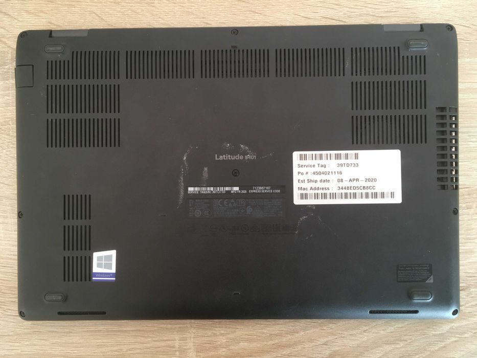 Laptop Dell Latitude 5401, Intel Core i5-9400H 2.50GHz