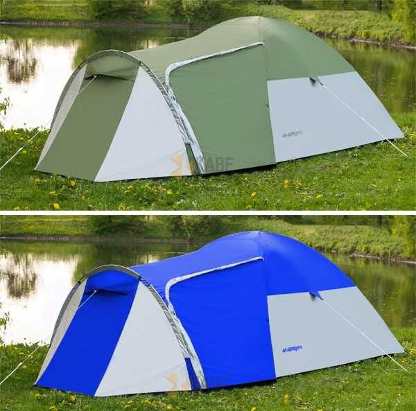 Палатка намет туристичний Acamper Monsun 4  двошаровий непромокаючий