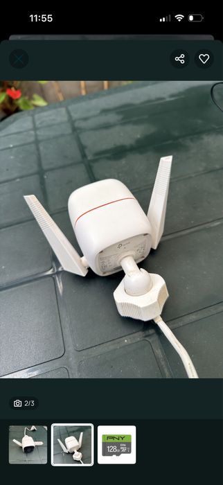 Câmara de Segurança Tp-Link Tapo C310 Wi-Fi + Cartão Micro SD 128GB
