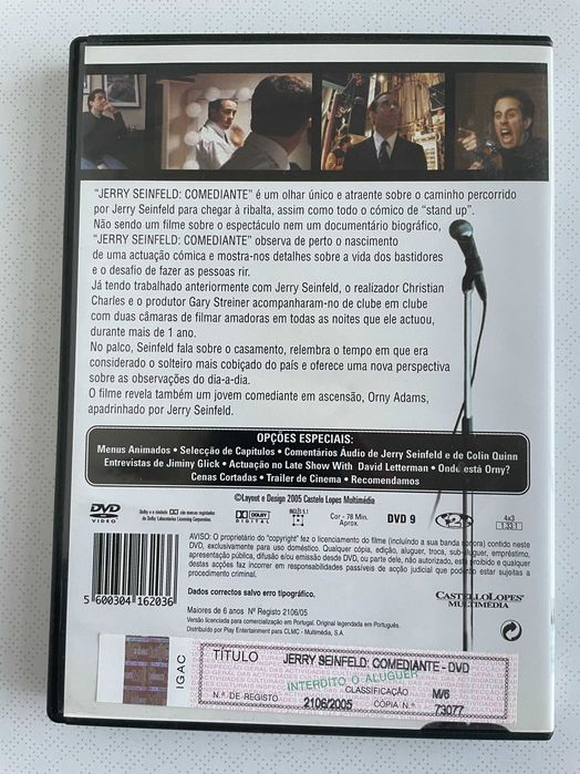Jerry Seinfeld comediante / Comedian