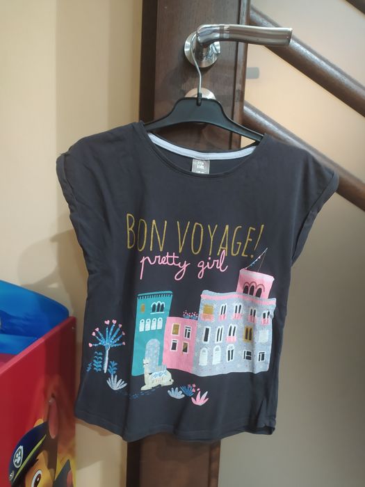 T-shirt bluzka koszulka bawełniana rozmiar 128