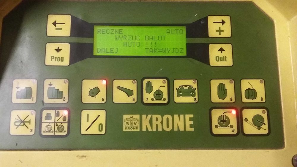 KRONE Komputer Pilot Sterownik Pulpit, JEZYK POLSKI NAPRAWA CombiPack