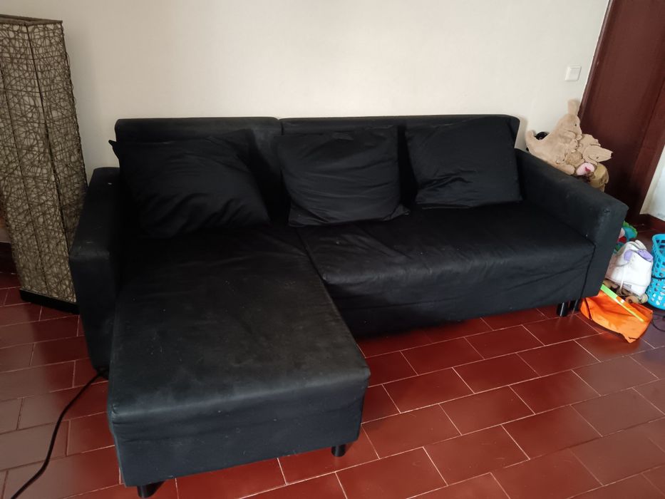 Sofá com chaise longue