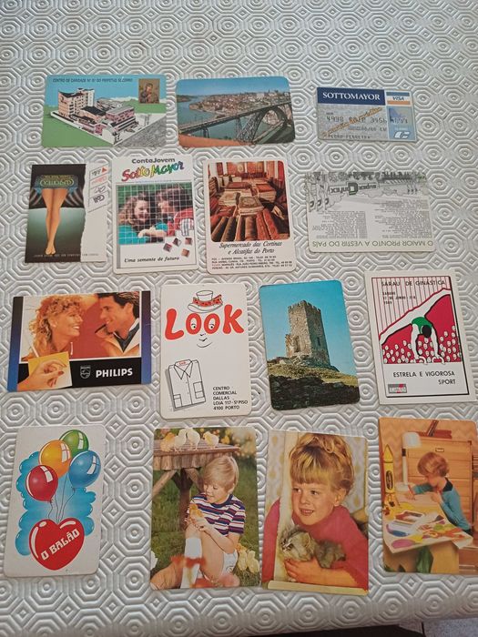 Coleção de calendários do ano 1988