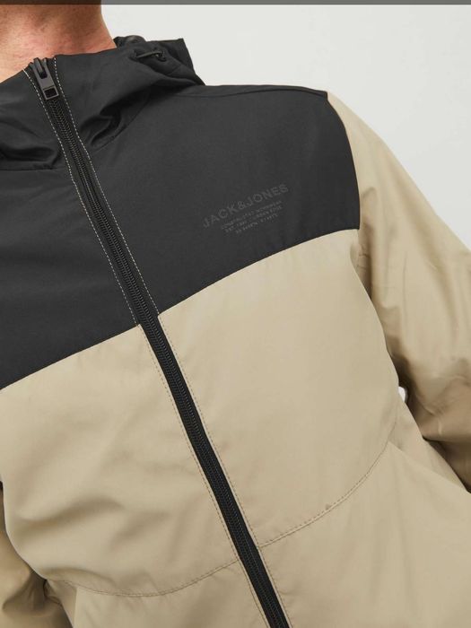 Kurtka męska przejściowa wodoodporna beżowa Jack&Jones L