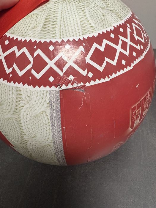 2 bolas Natal grandes, com 25cm diametro