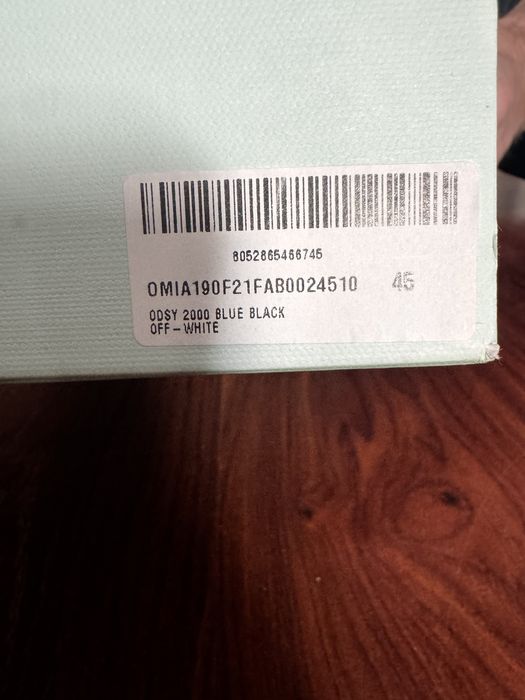 Buty off white Odsy 2000