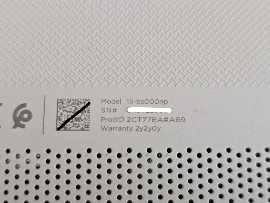 HP Notebook - 15-bs000np