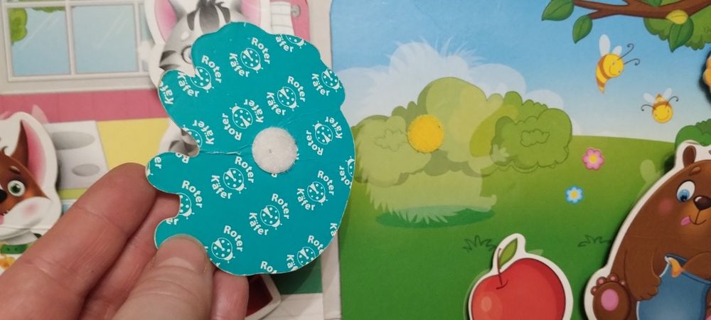 Układanka magnetyczna i Puzzle z rzepem