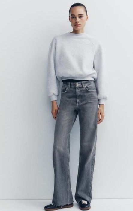 Джинси  Zara модель wide leg з високою нова колекція в упаковці з бірк