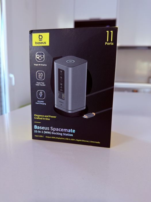 Docking Station 11 em 1 c/ fast charging 100W