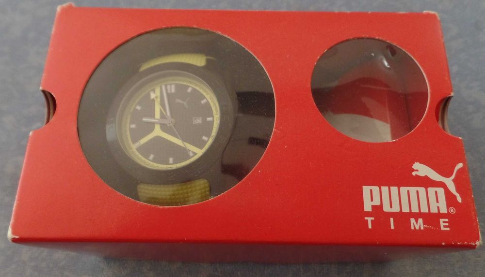 Relógio Puma modelo 101841 – NOVO, nunca usado (caixa vermelha)