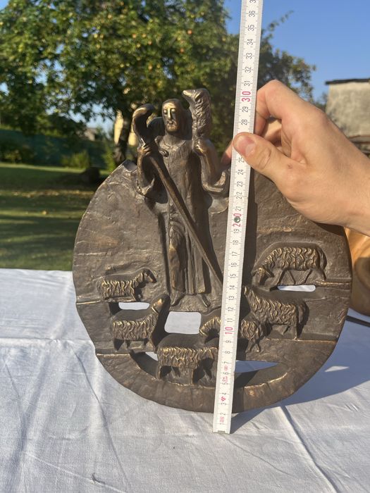 Metalowa płaskorzeźba