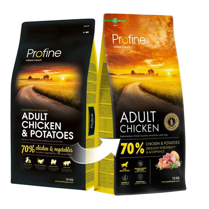 Корм для собак Profine Chicken and Potatoes для собак всіх порід 12кг